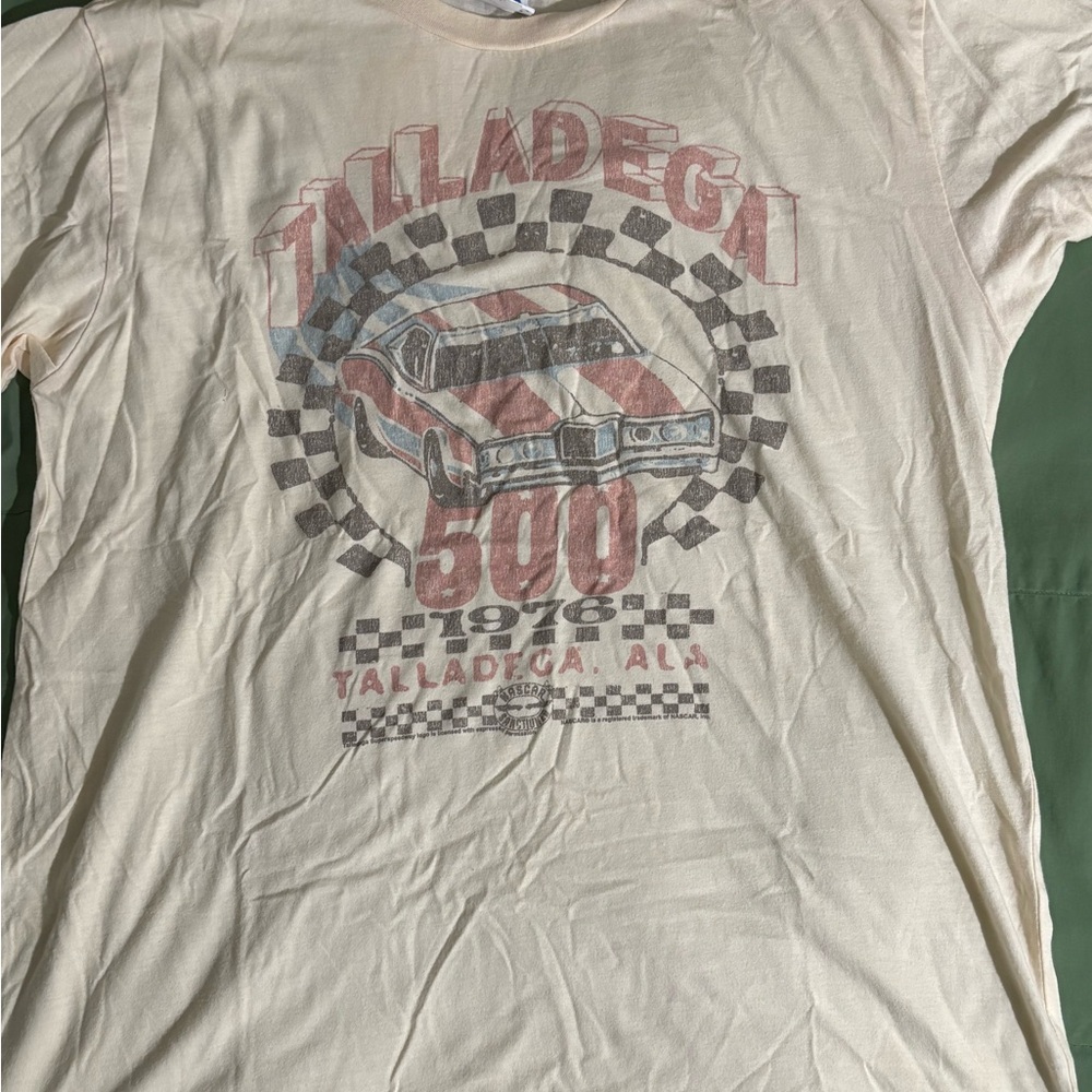 Junk Food Clothing Cream Racing Graphic Tee